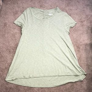 Light green high-low t-shirt